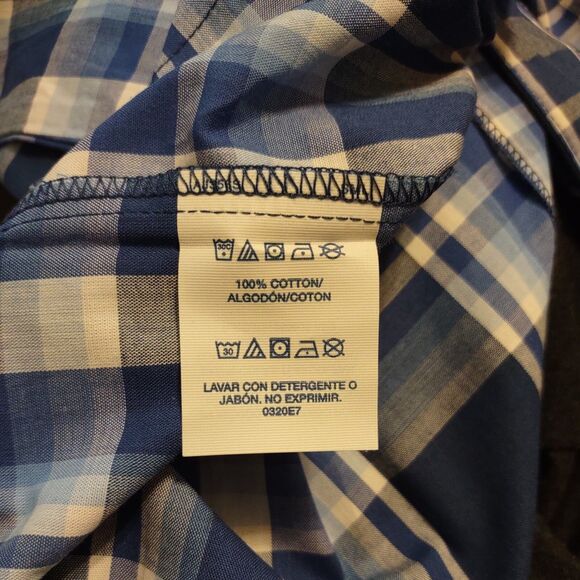 Polo Ralph Lauren P199RL Birdseye 100% Cotton Woven Sleepwear Top ~ Large - Picture 6 of 7